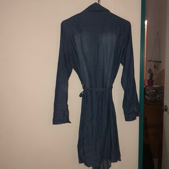 Long Denim Overtop - Picture 6 of 6